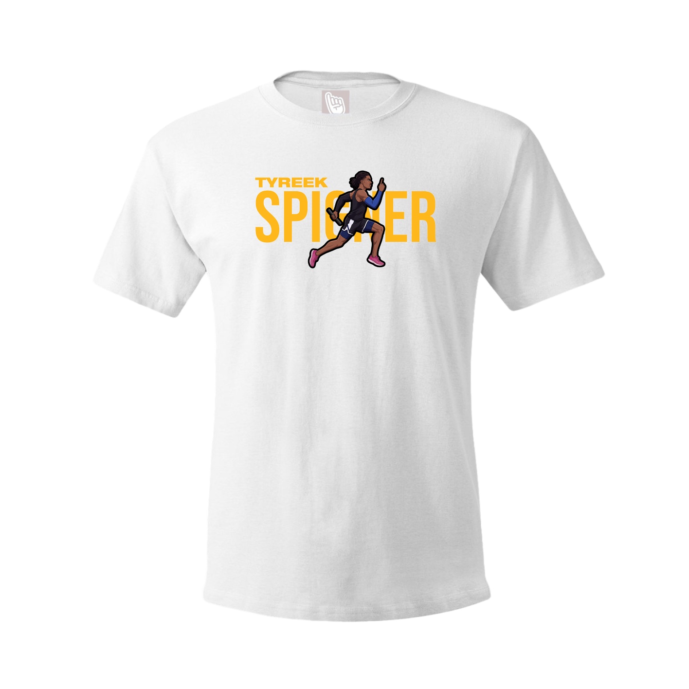 Youth Tee — Player Name in White