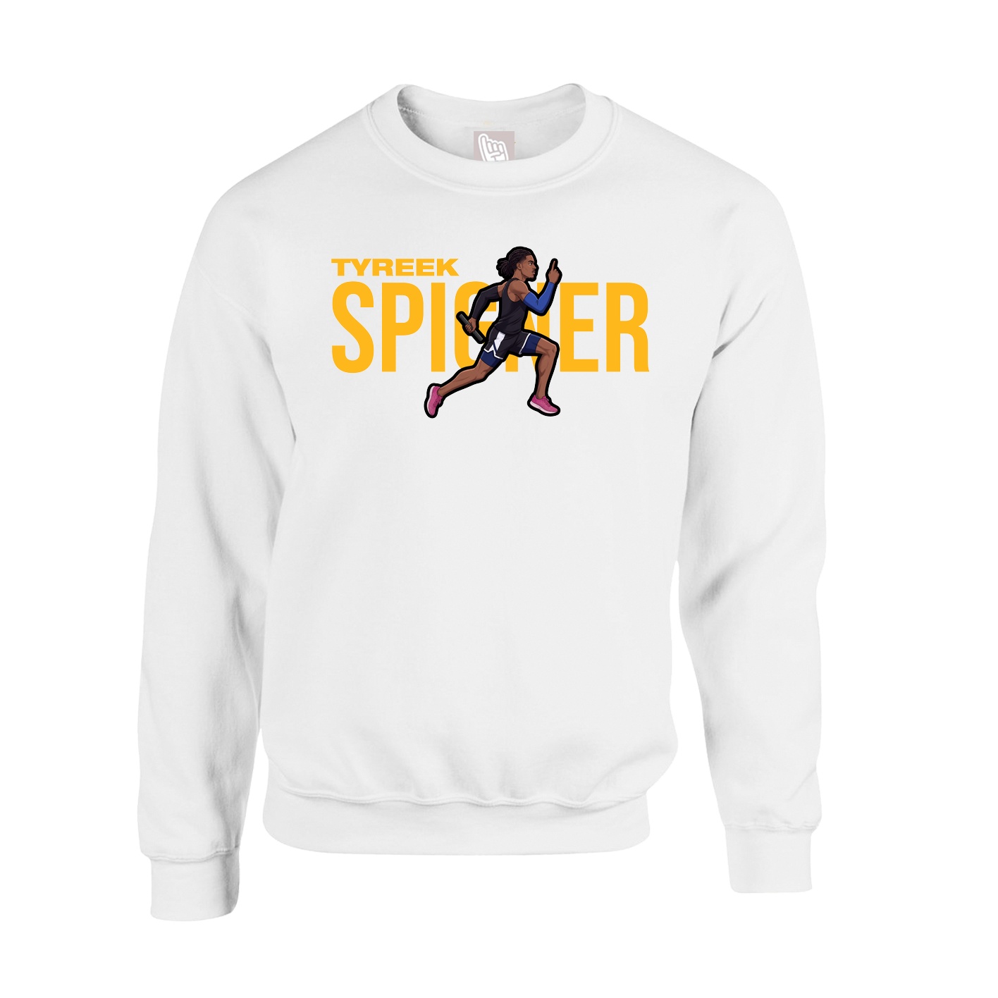 Fleece Crew — Player Name in White