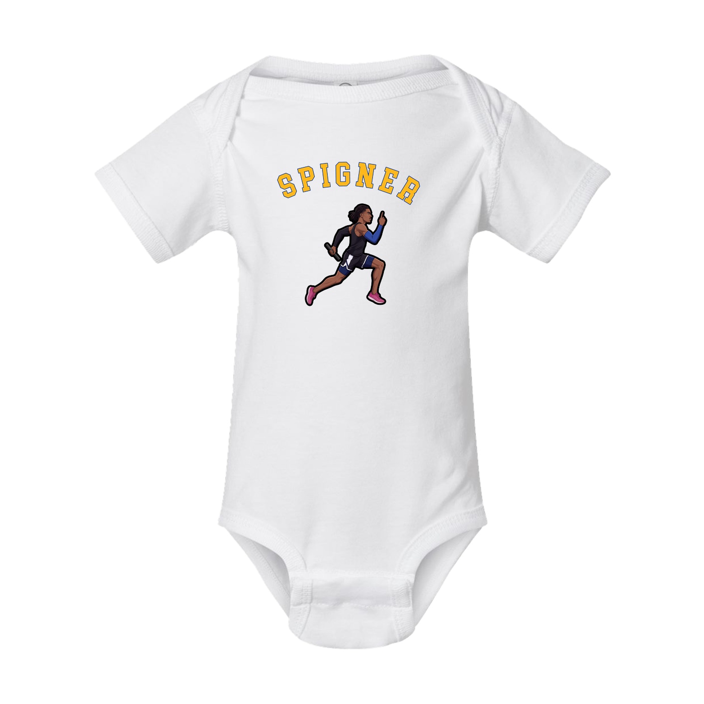 Baby Onesie — Shirsey Arch in White