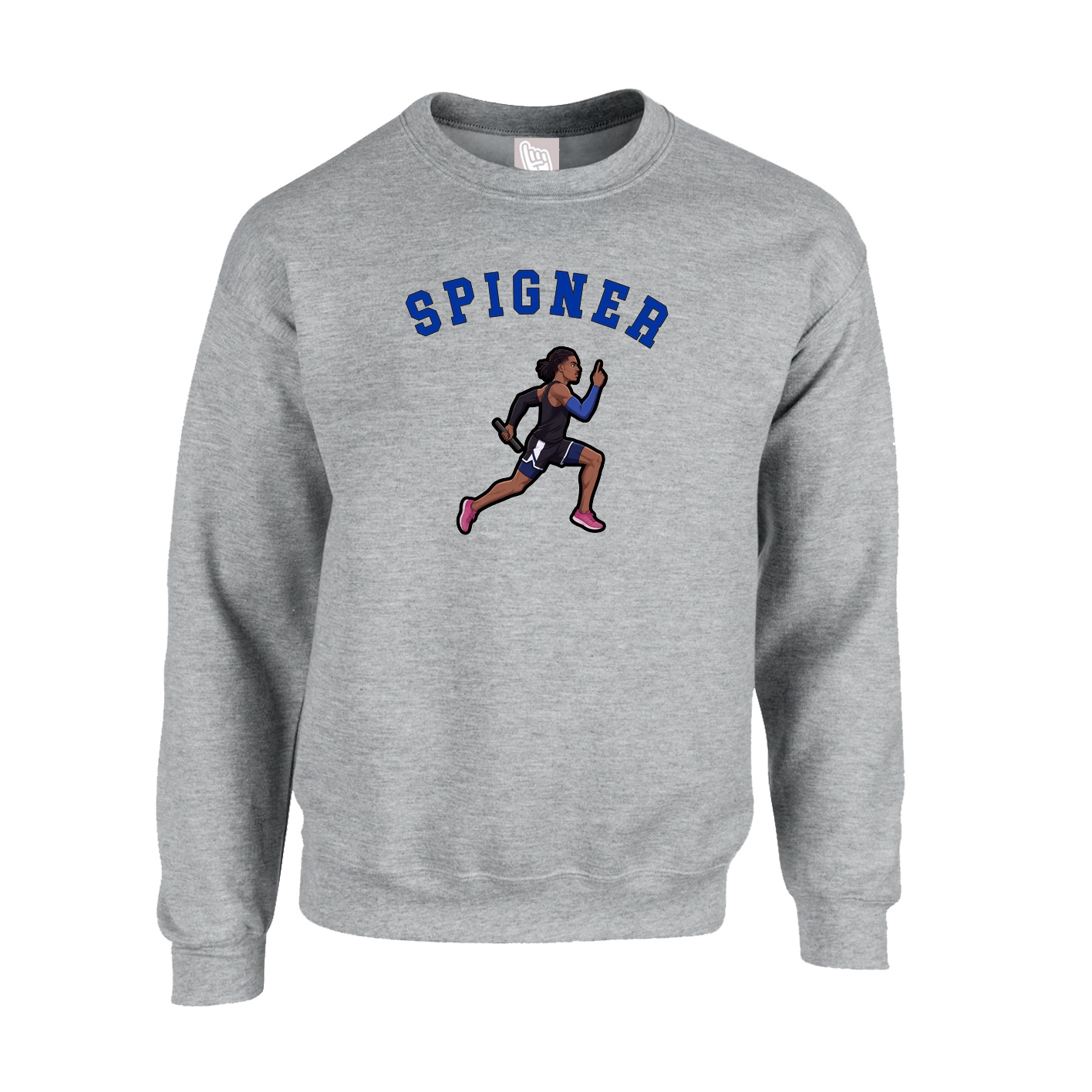 Fleece Crew — Shirsey Arch in Grey