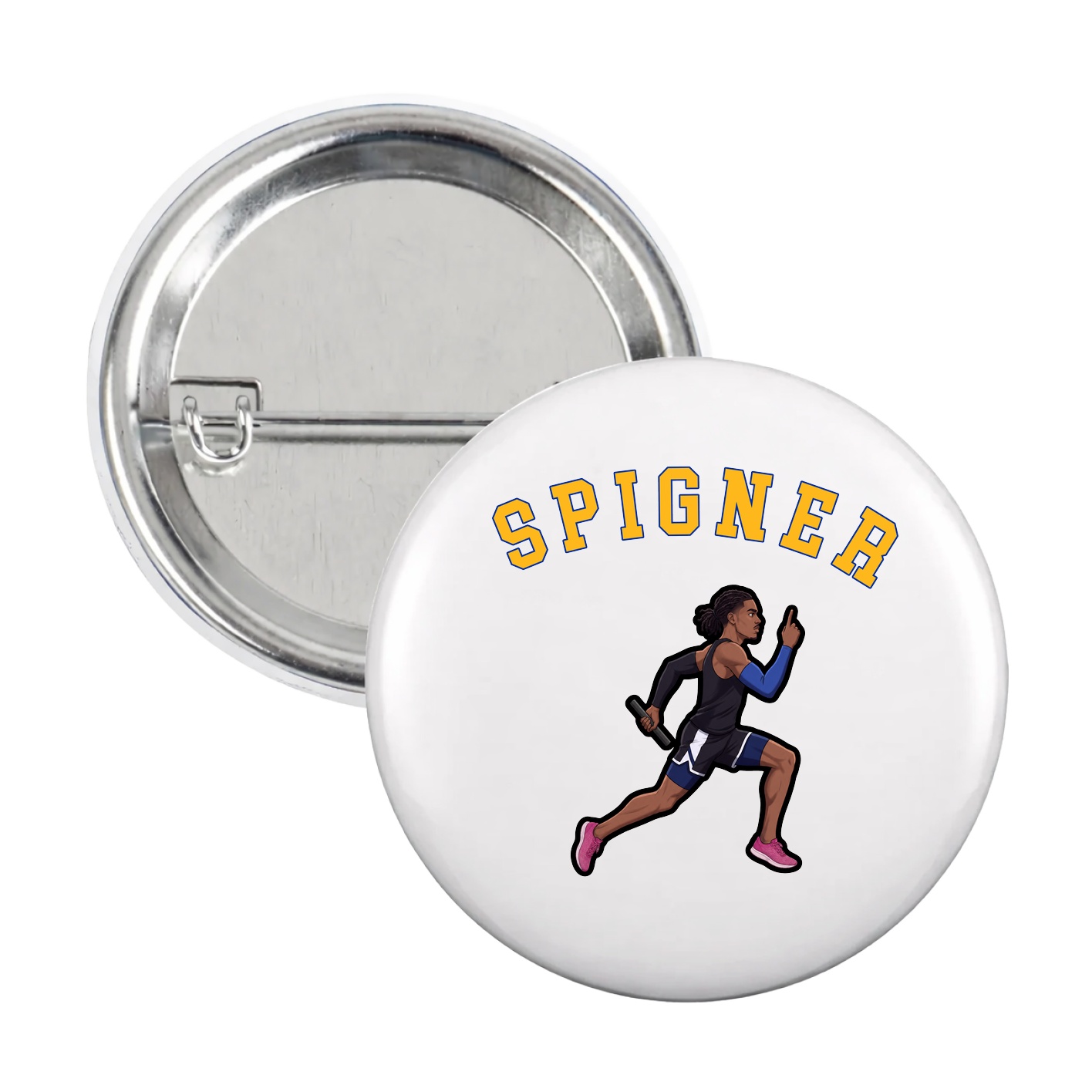 Game Day Button — Shirsey Arch in White