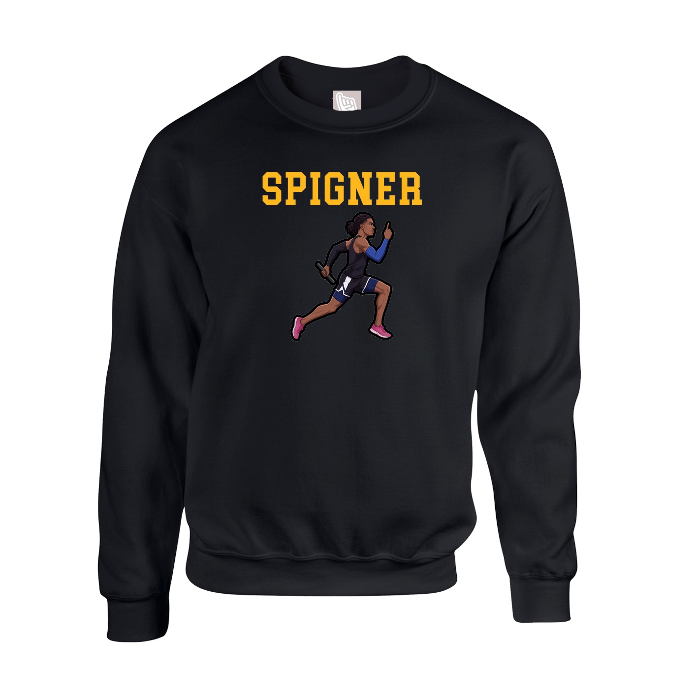 Fleece Crew — Shirsey in Black