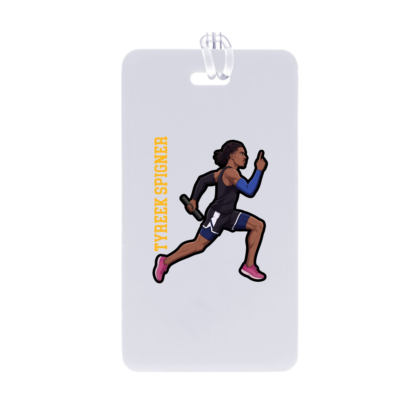 Bag Tag — Name Vertical in Classic