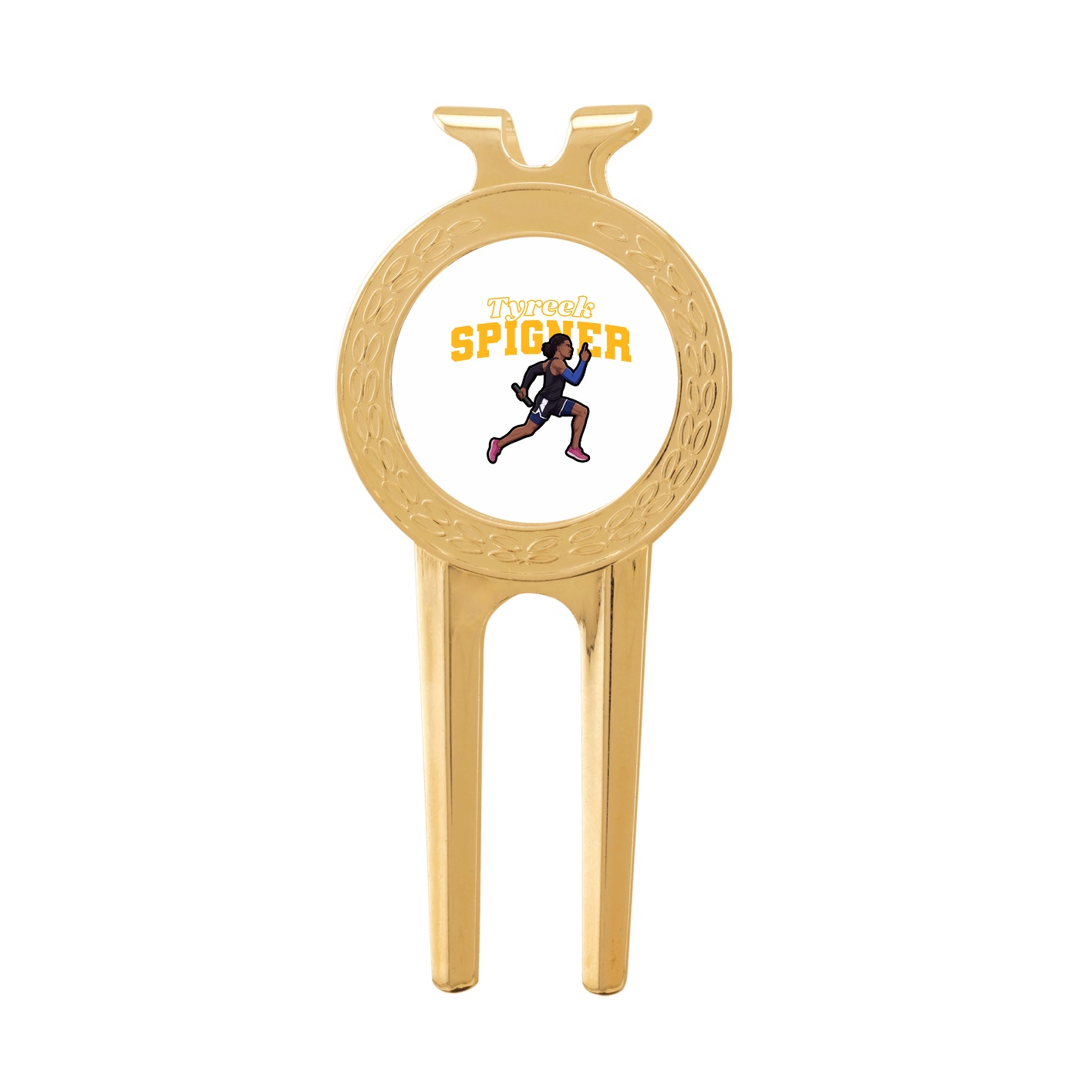 Divot Tool with Ball Marker — Name Arch in Classic