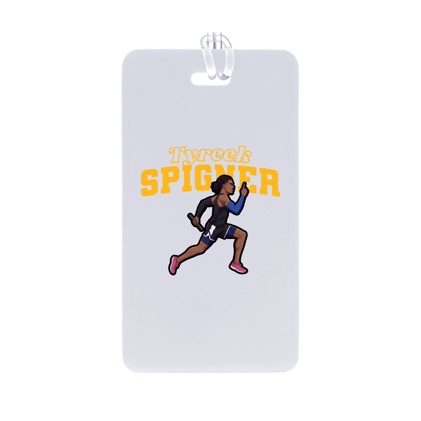 Bag Tag — Name Arch in Classic