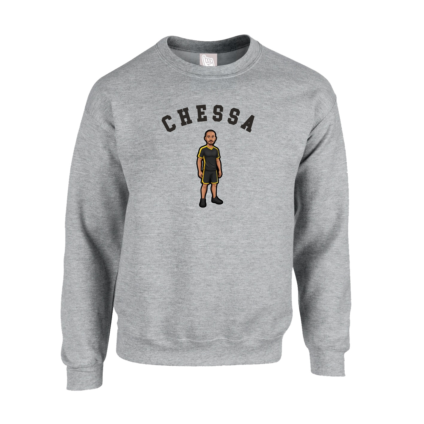 Fleece Crew — Shirsey Arch in Grey