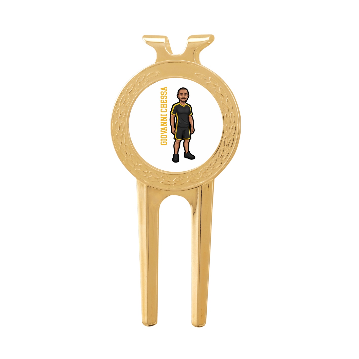 Divot Tool with Ball Marker — Name Vertical in Classic
