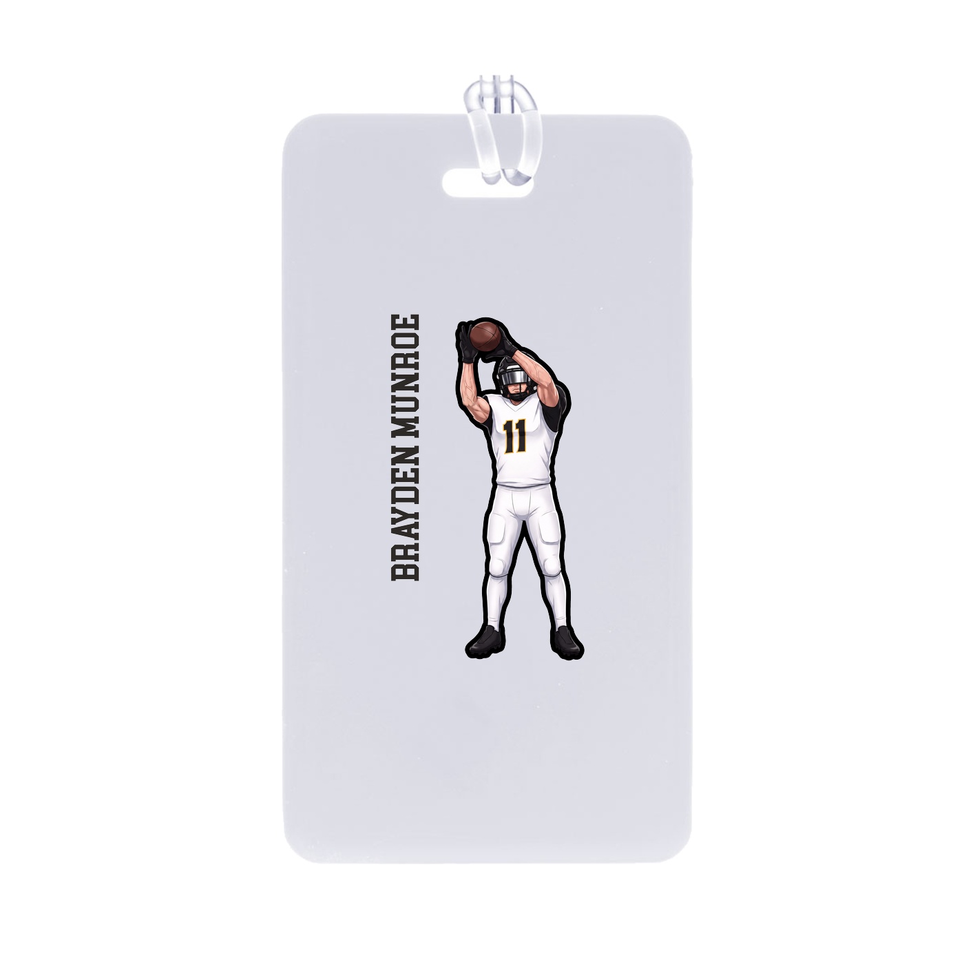 Bag Tag — Name Vertical in Classic