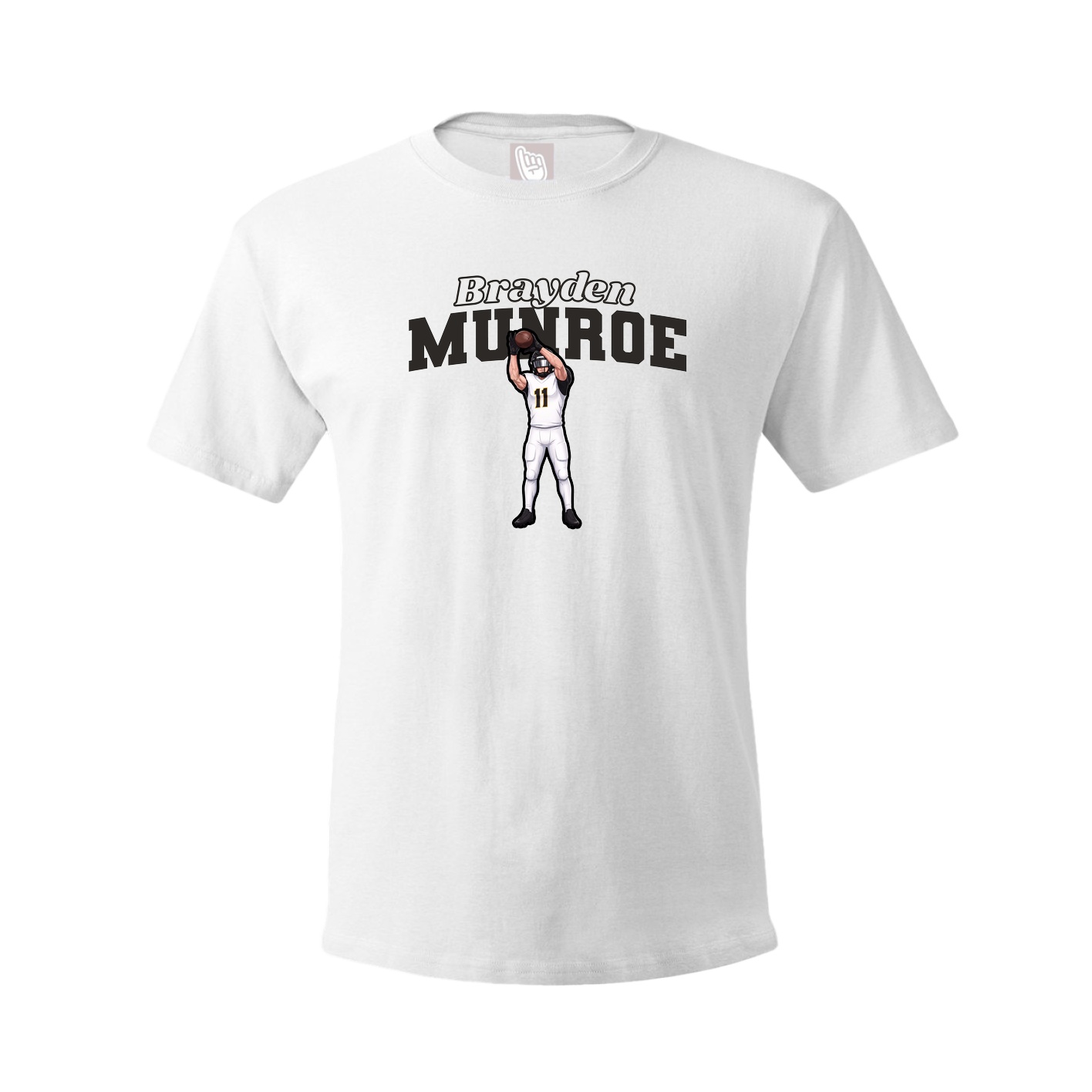Tee — Name Arch in White