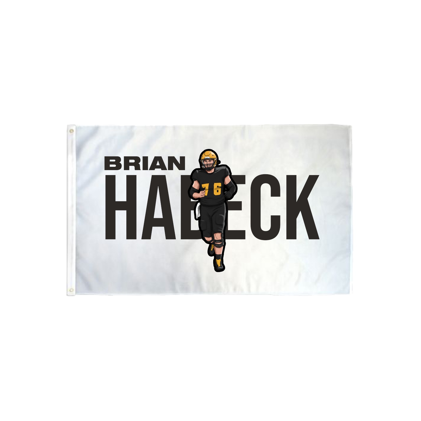 3x5 Flag — Player Name in Classic
