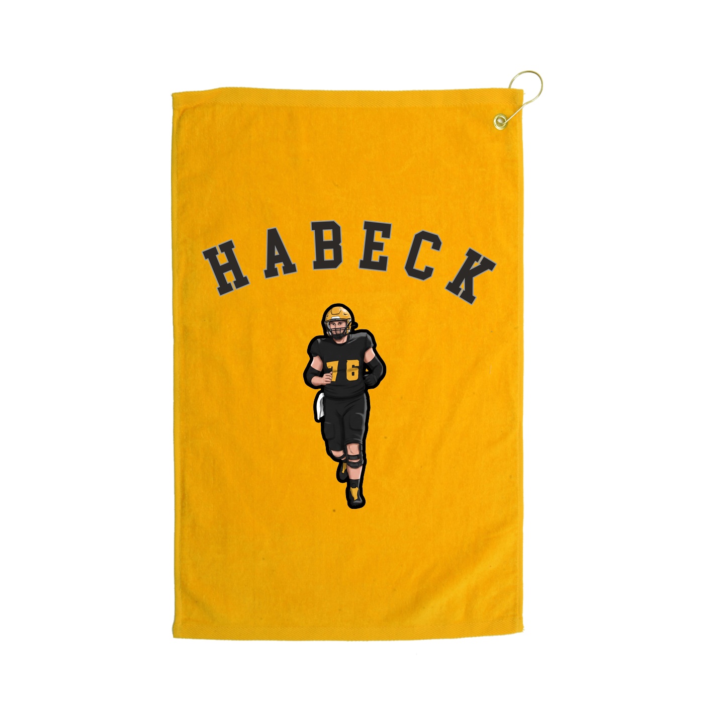 Golf Towel — Shirsey Arch in Gold