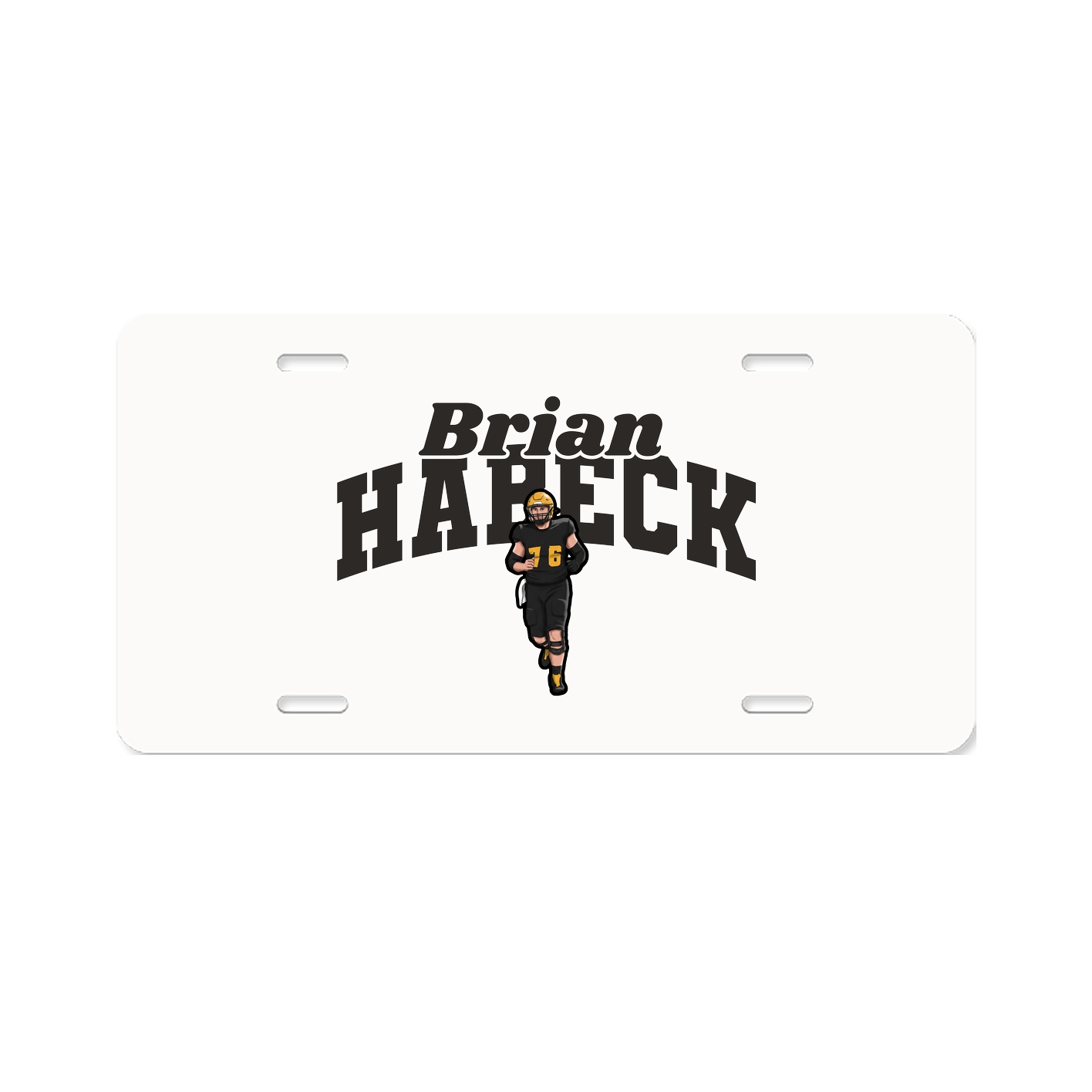 License Plate — Signature Arch in Classic