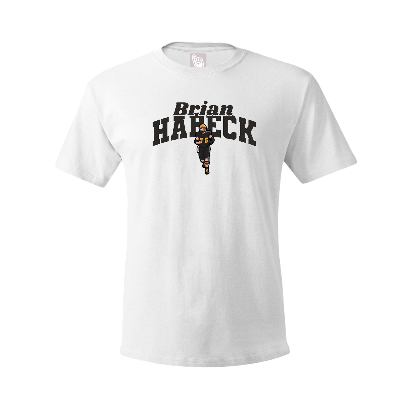 Youth Tee — Signature Arch in White