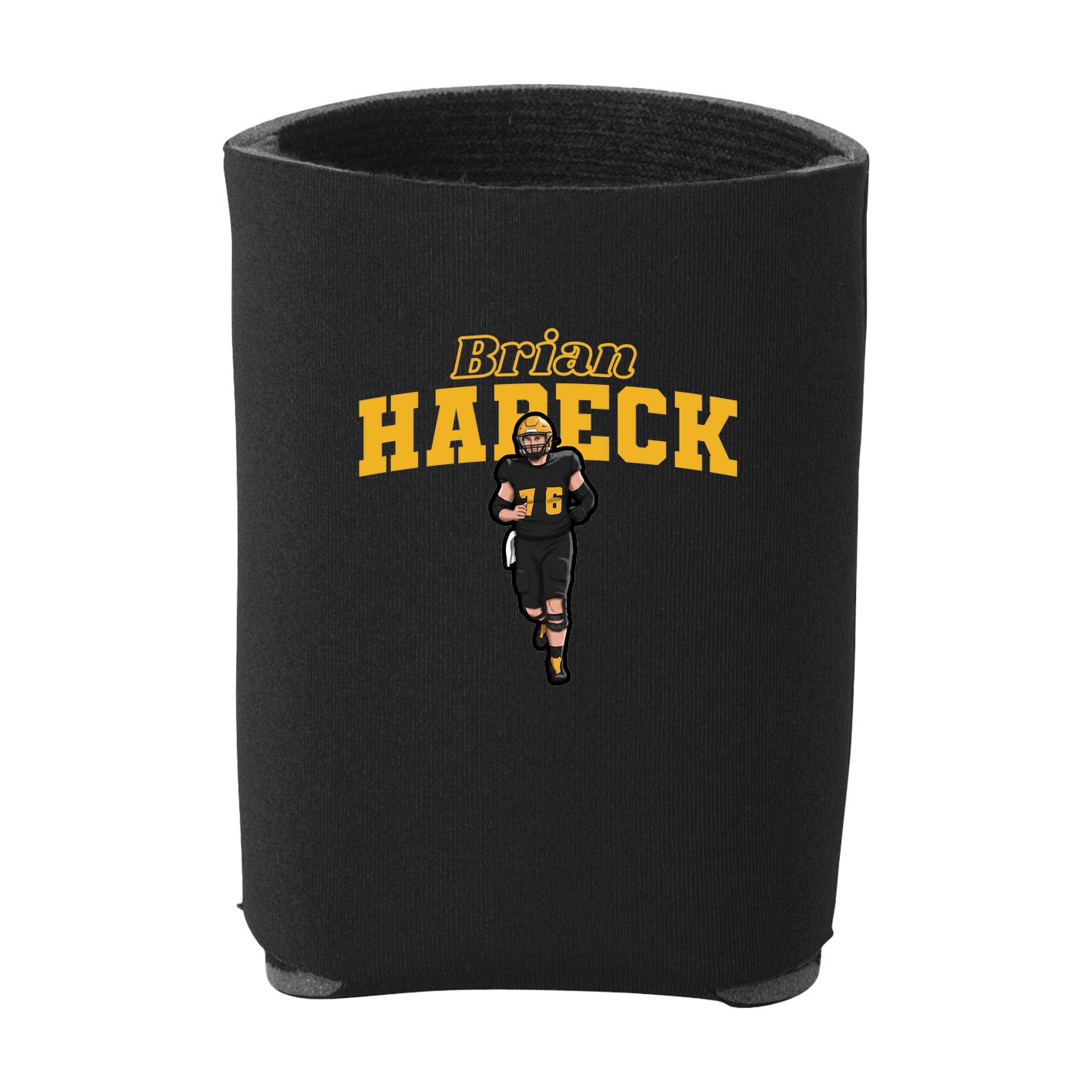 Can Holder — Name Arch in Black