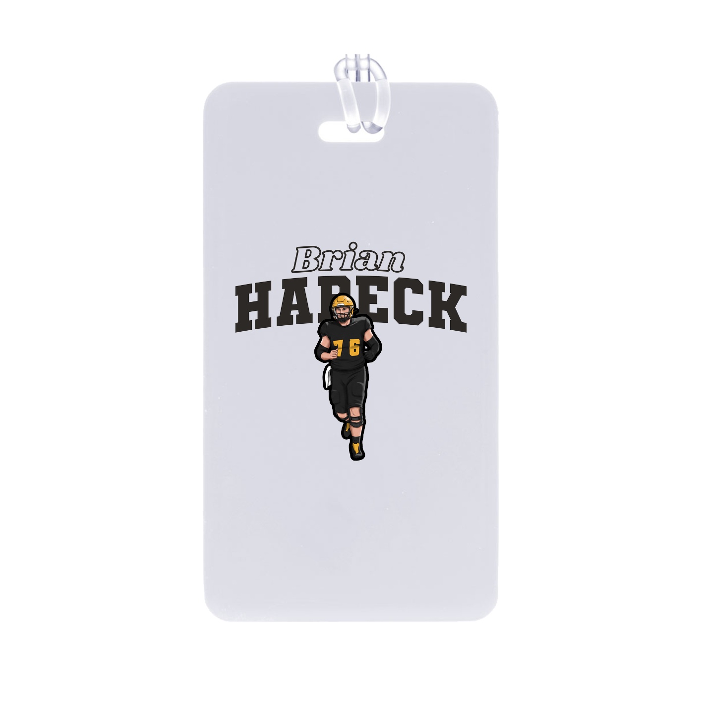 Bag Tag — Name Arch in Classic