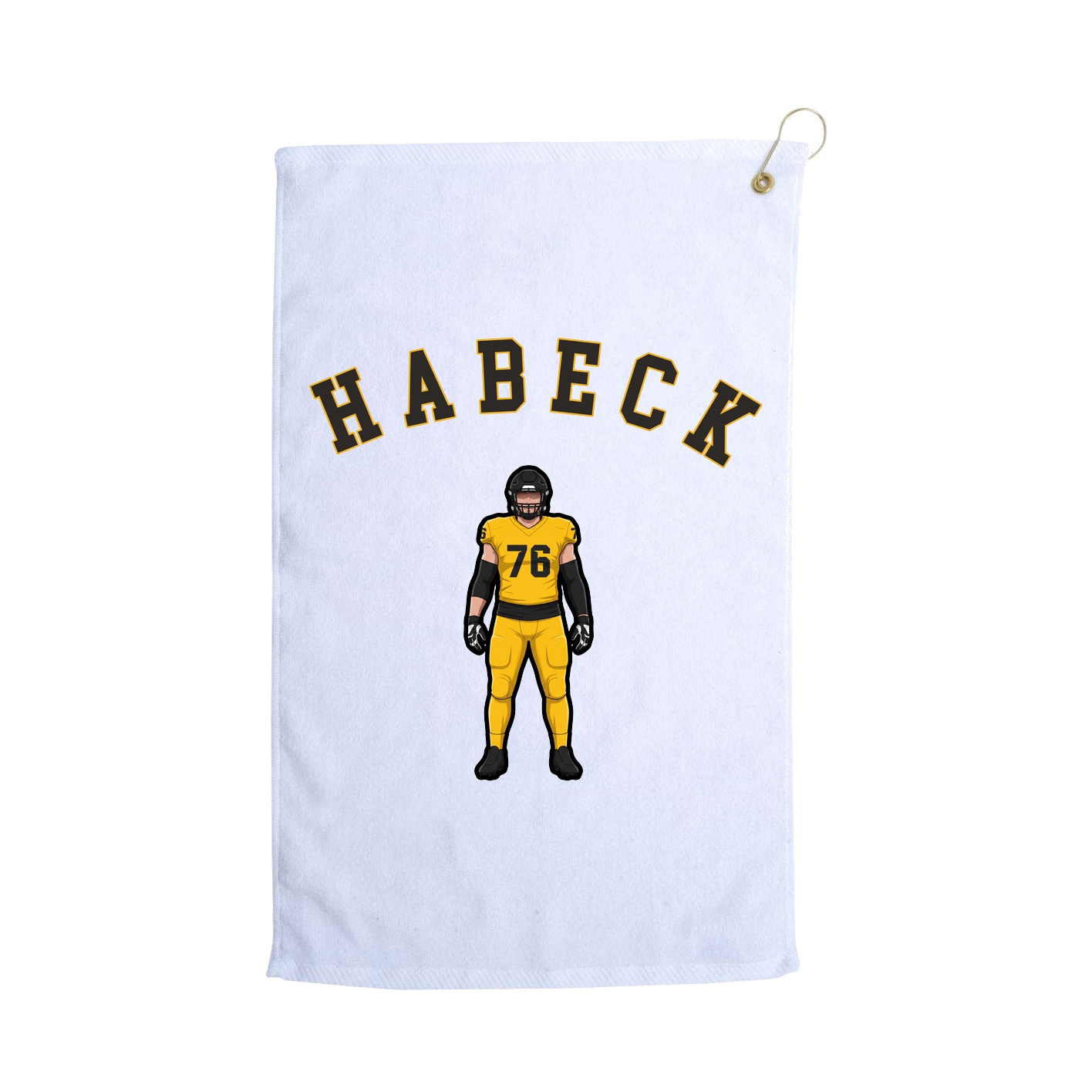 Golf Towel — Shirsey Arch in White
