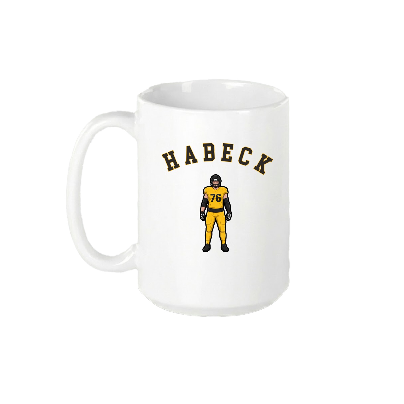 15oz Coffee Mug — Shirsey Arch in White