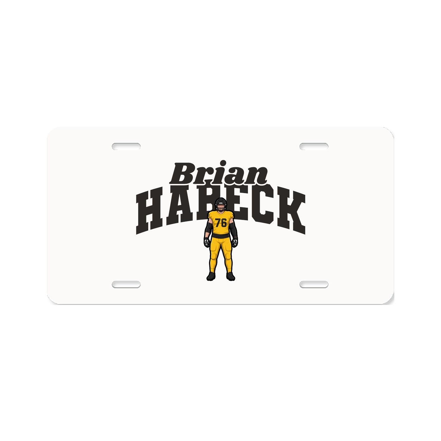 License Plate — Signature Arch in Classic