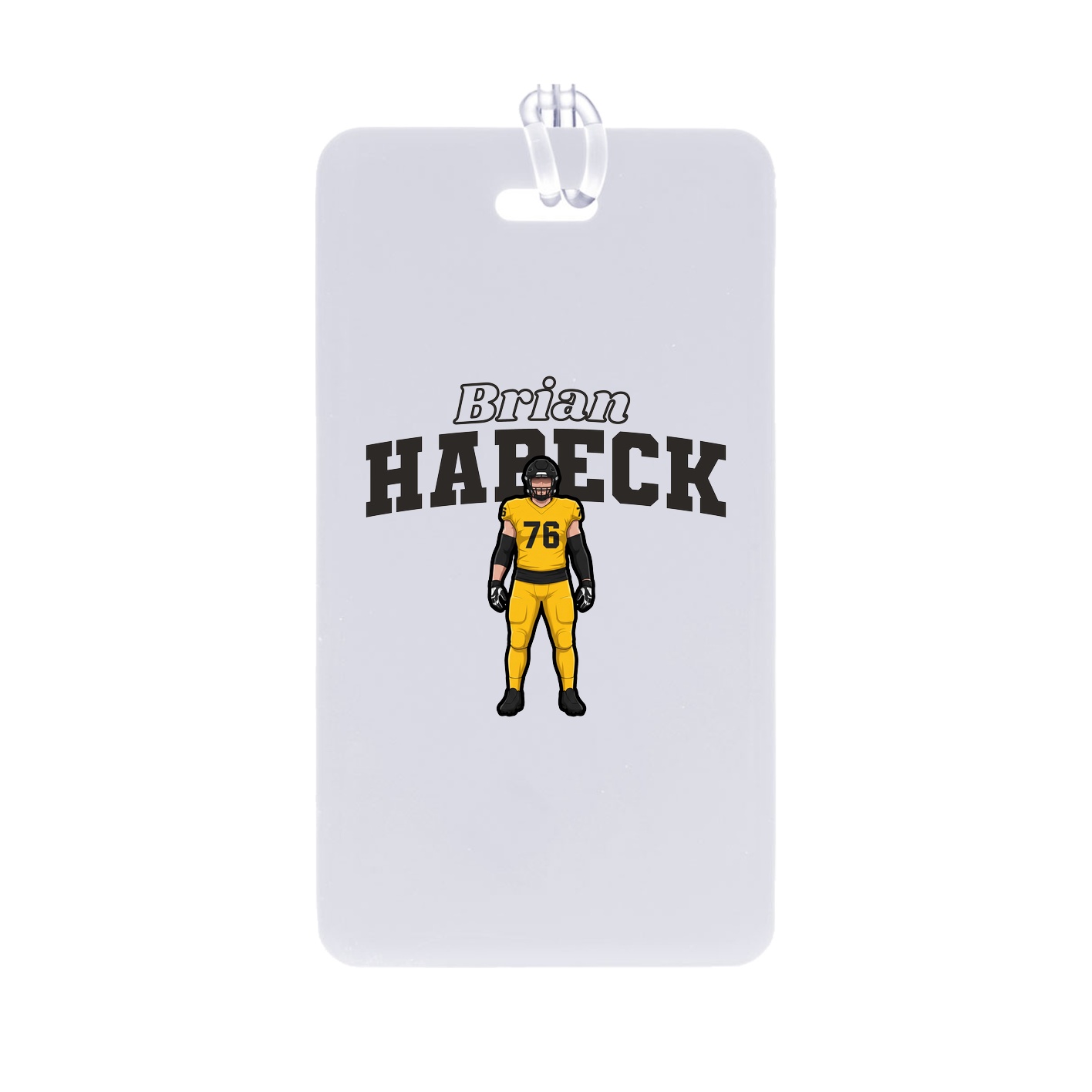 Bag Tag — Name Arch in Classic