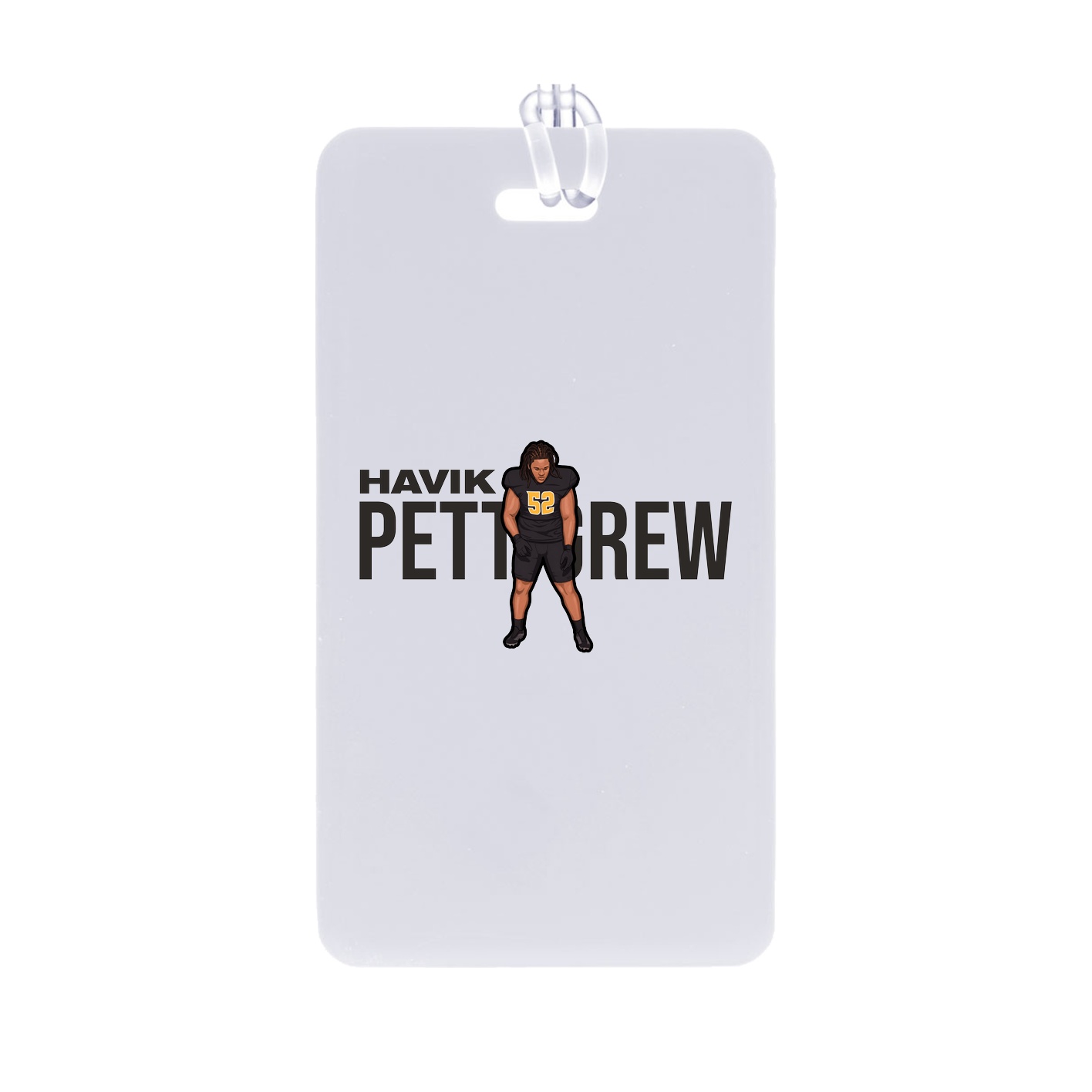 Bag Tag — Player Name in Classic