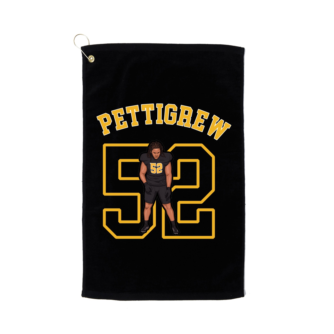 Golf Towel — Shirsey Arch in Black