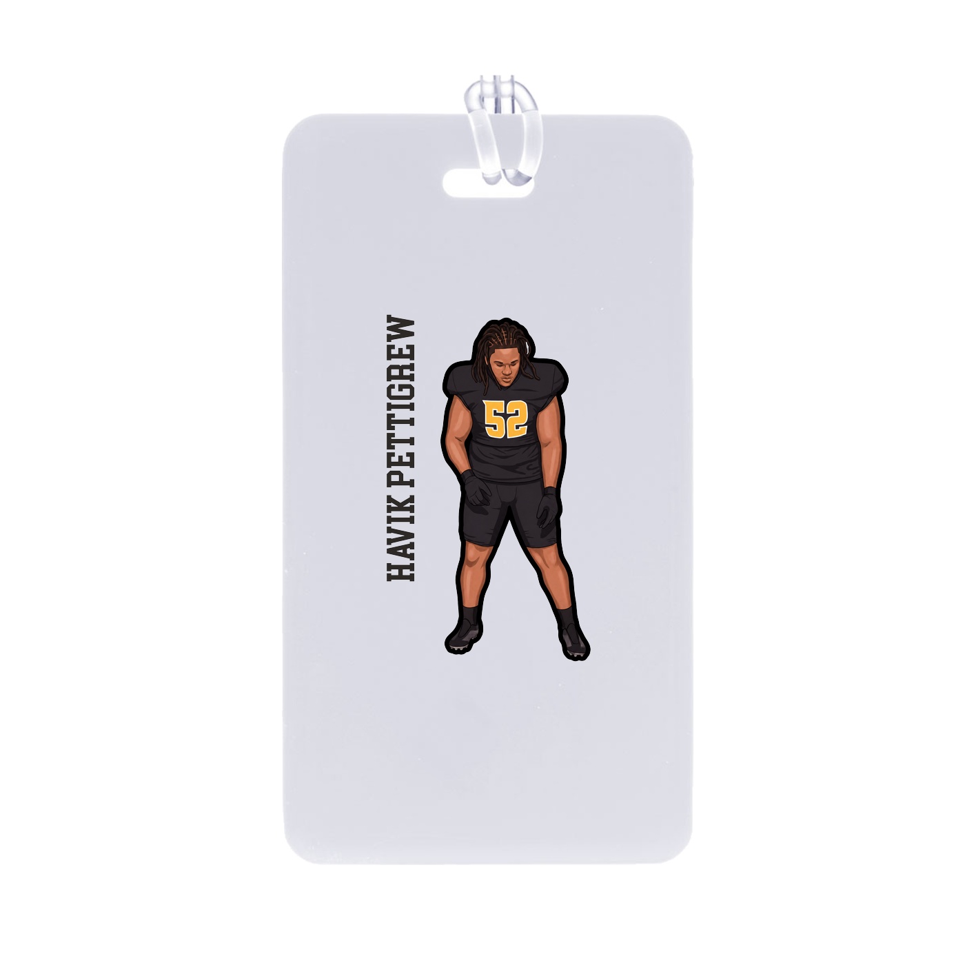 Bag Tag — Name Vertical in Classic
