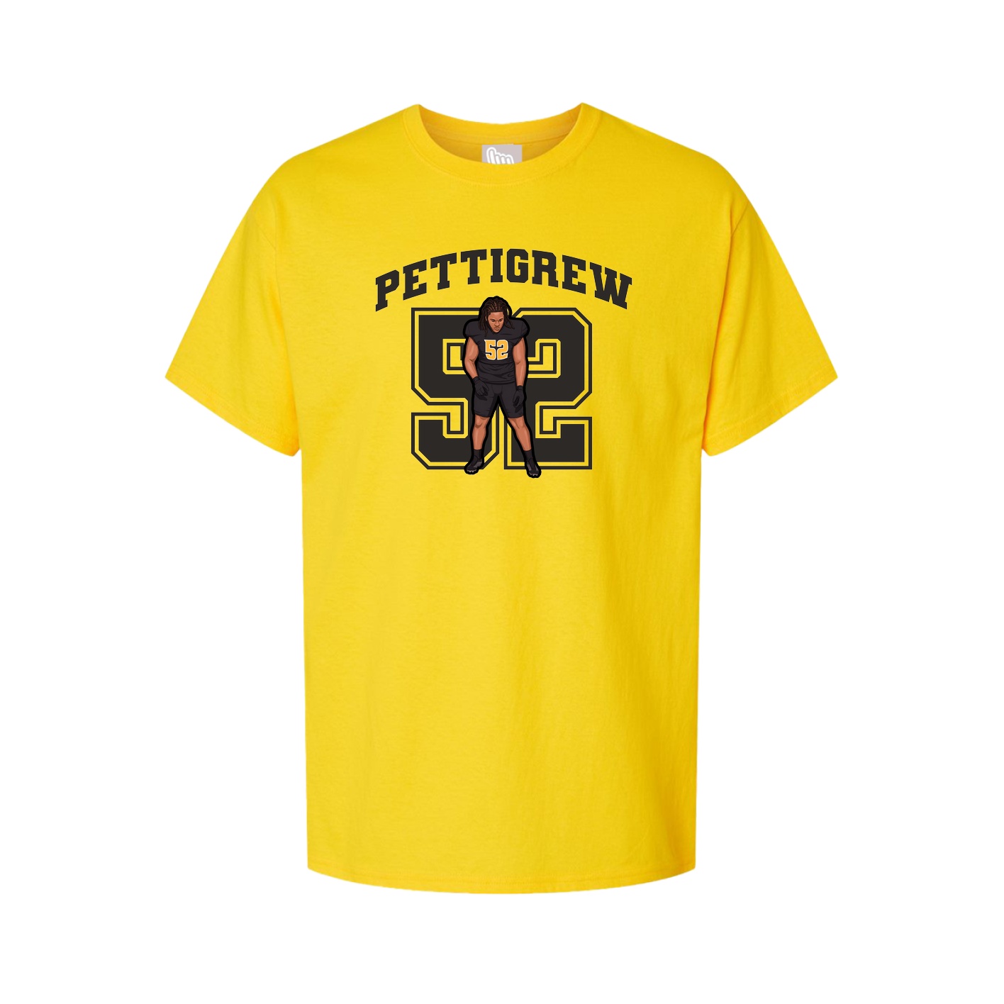 Youth Tee — Number in Gold