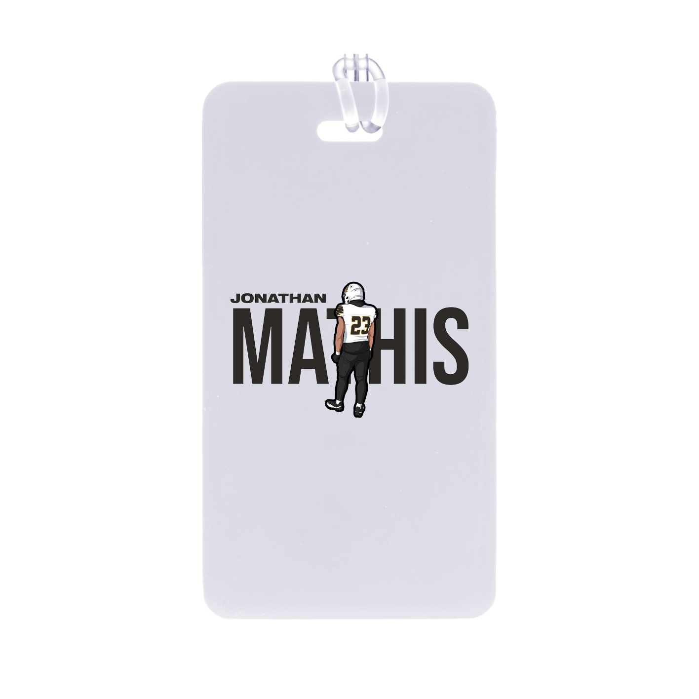 Bag Tag — Player Name in Classic