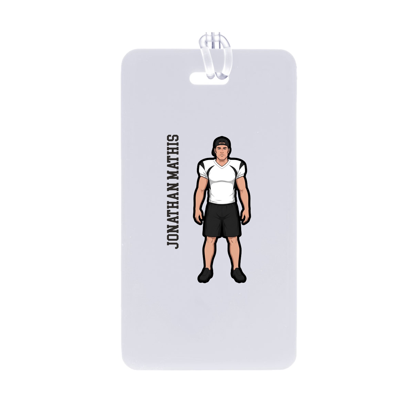 Bag Tag — Name Vertical in Classic