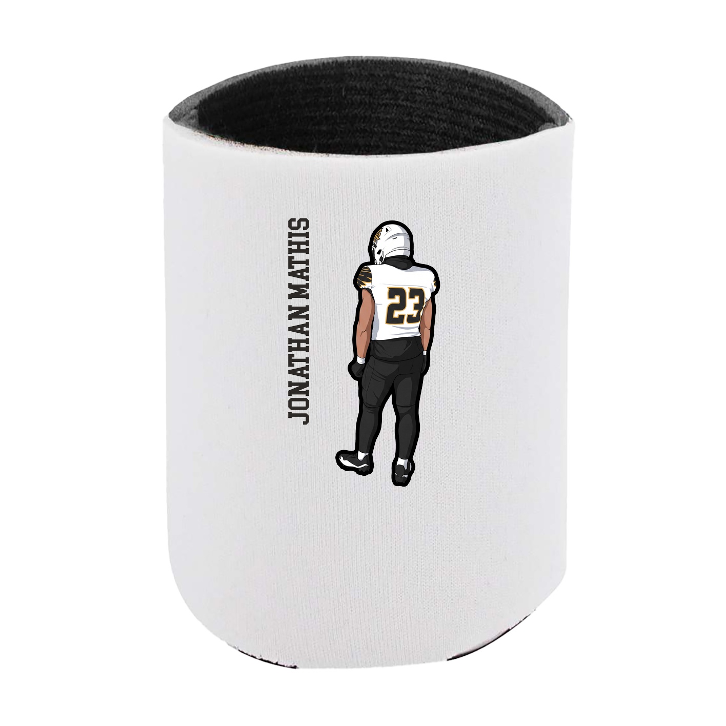 Can Holder — Name Vertical in White