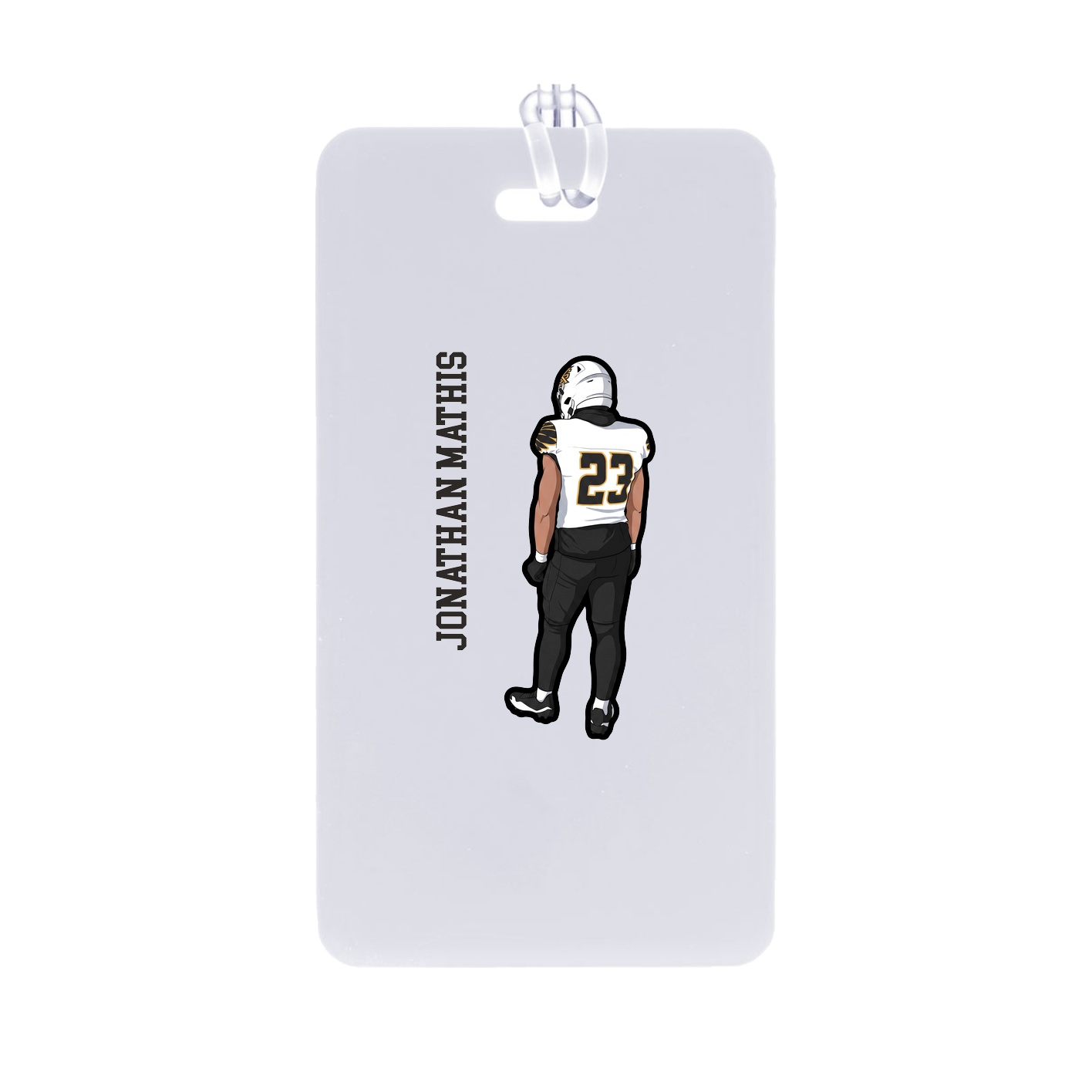 Bag Tag — Name Vertical in Classic