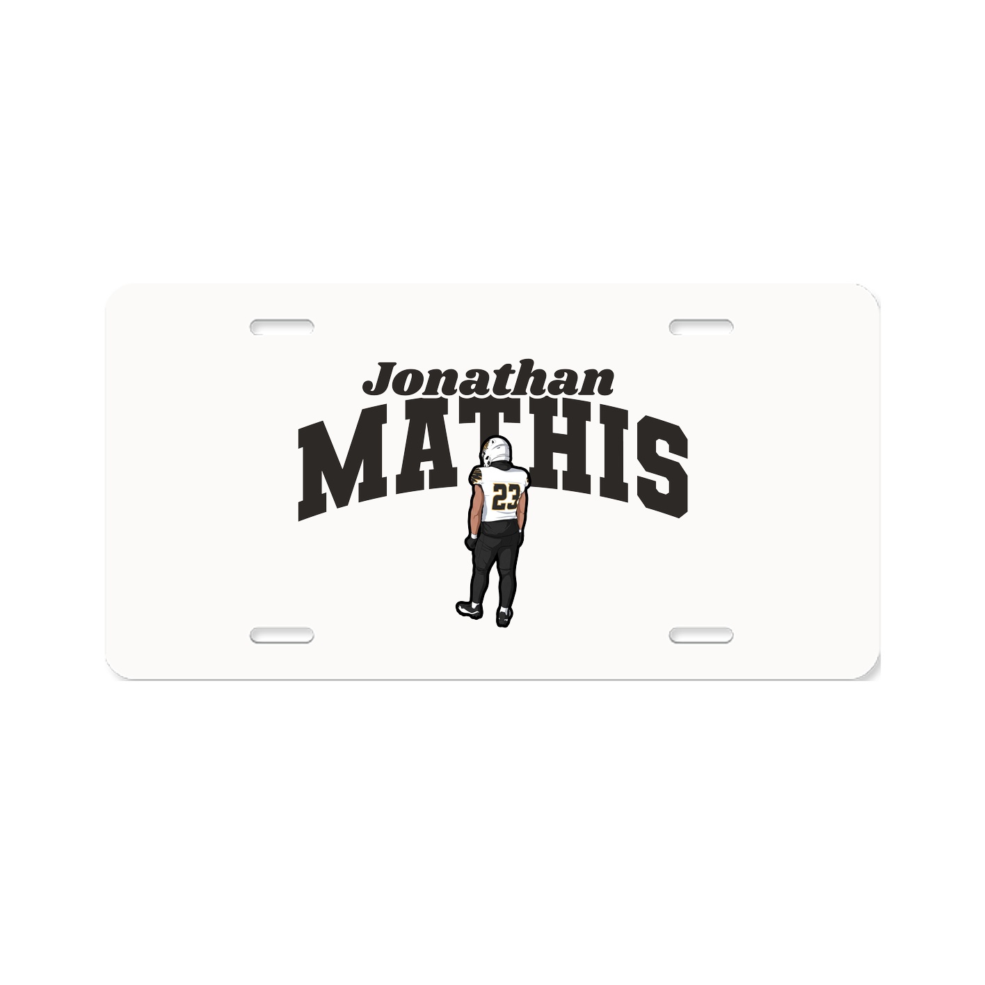 License Plate — Signature Arch in Classic