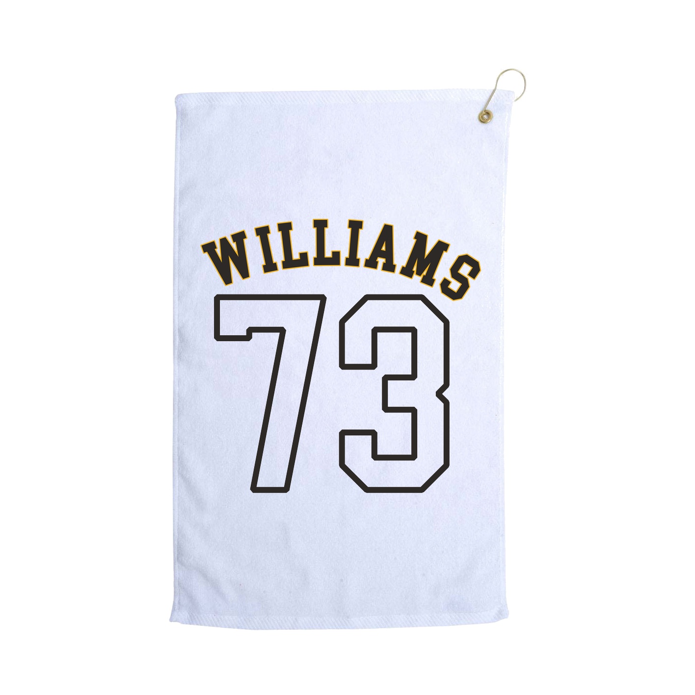 Golf Towel — Shirsey Arch in White