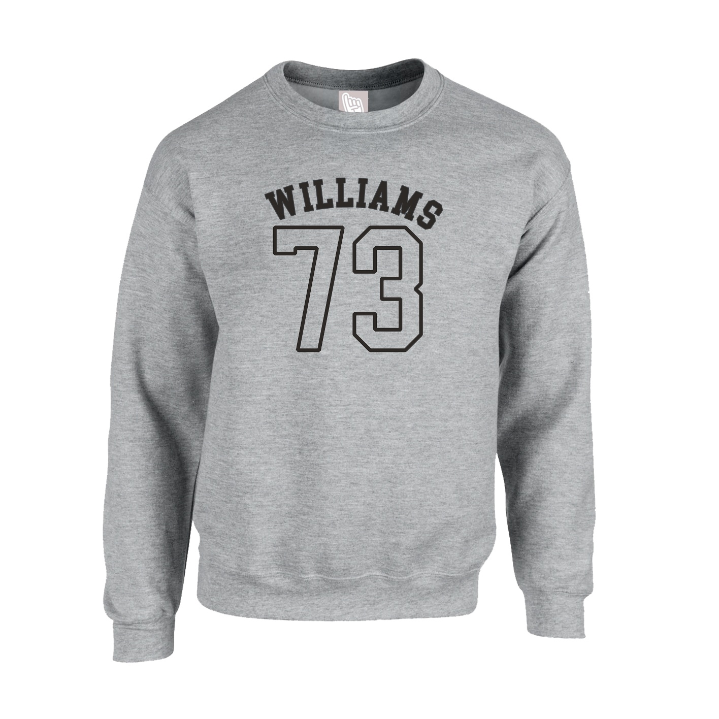 Fleece Crew — Shirsey Arch in Grey