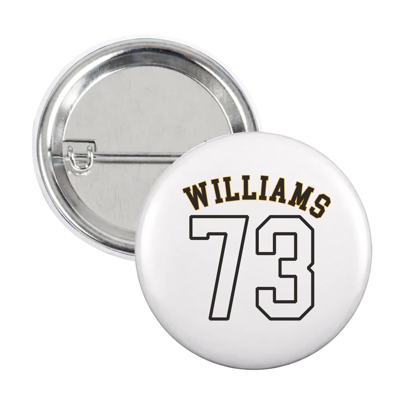 Game Day Button — Shirsey Arch in White