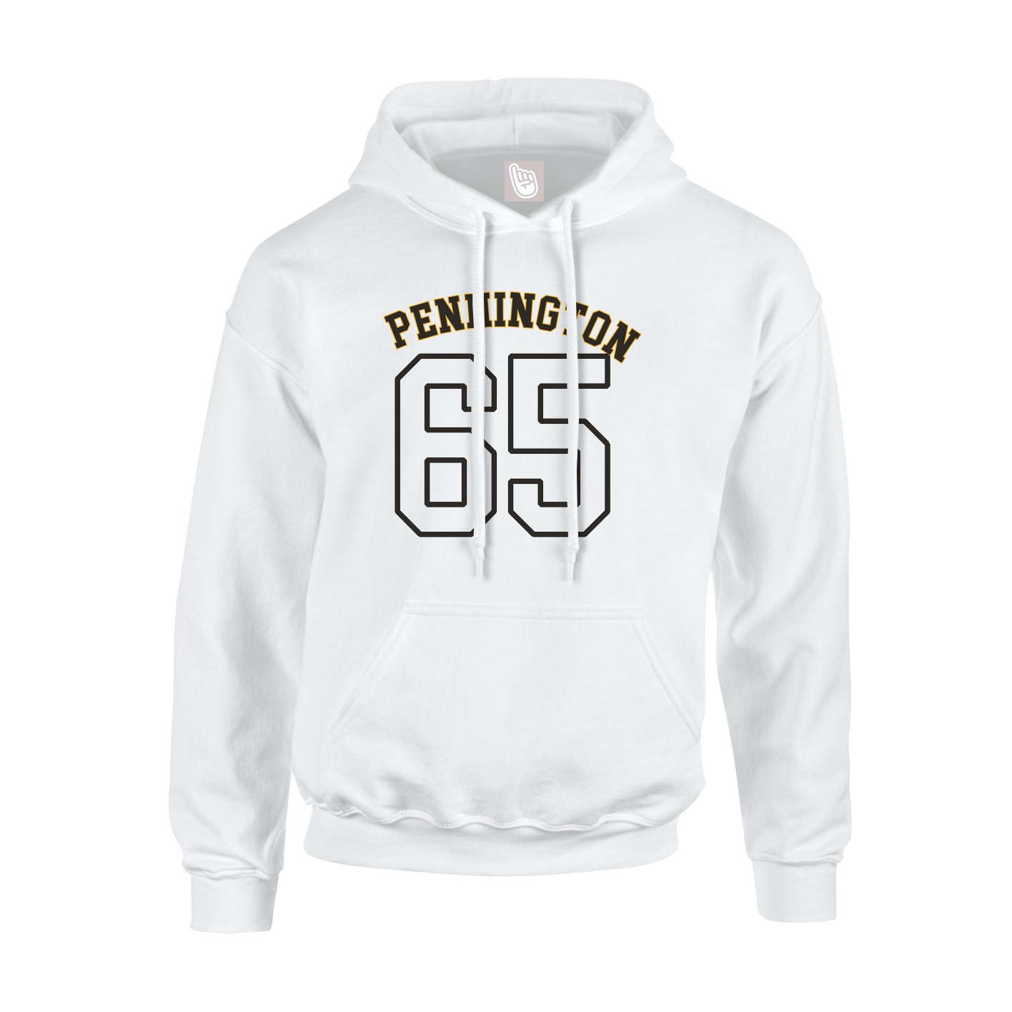 Hoodie — Shirsey Arch in White