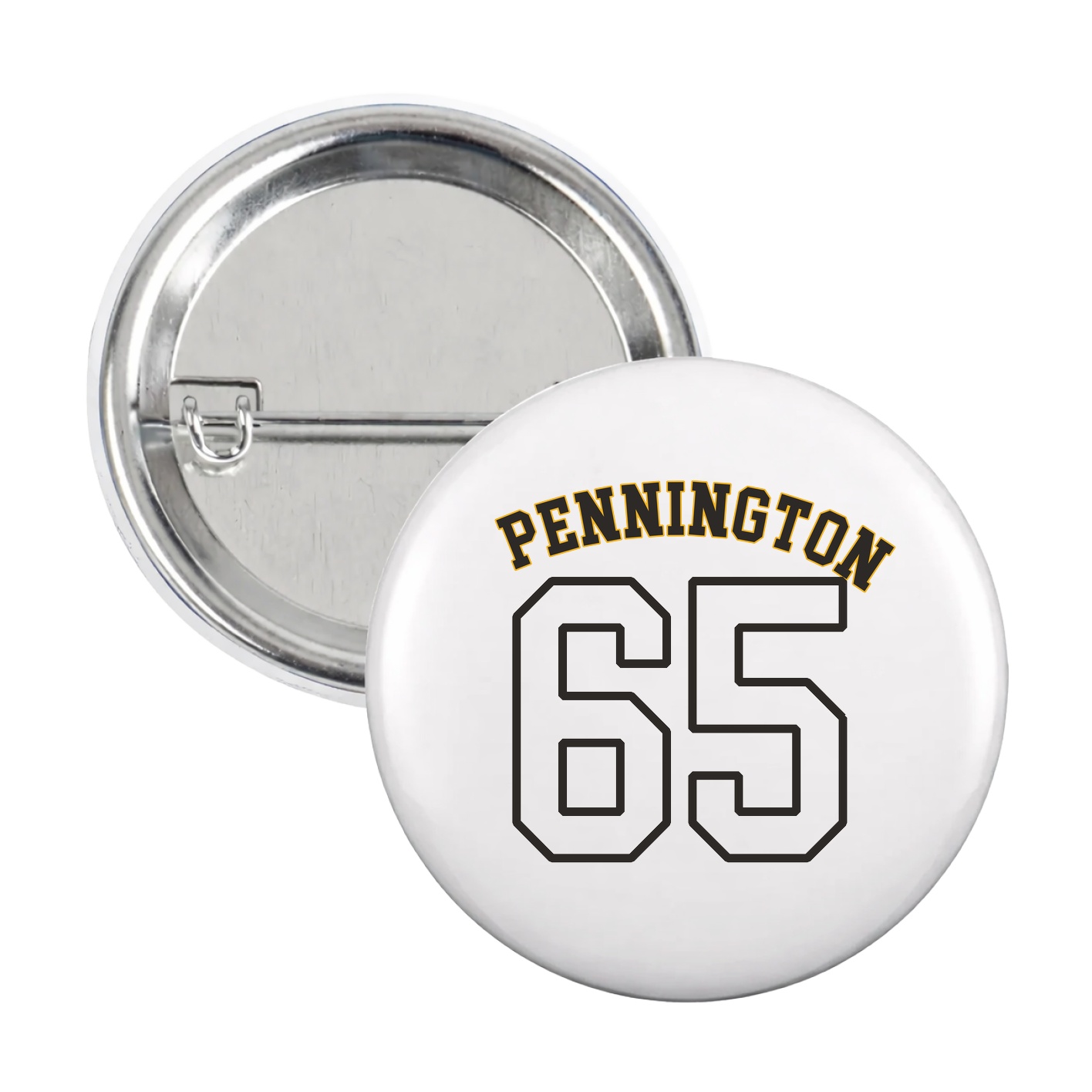 Game Day Button — Shirsey Arch in White