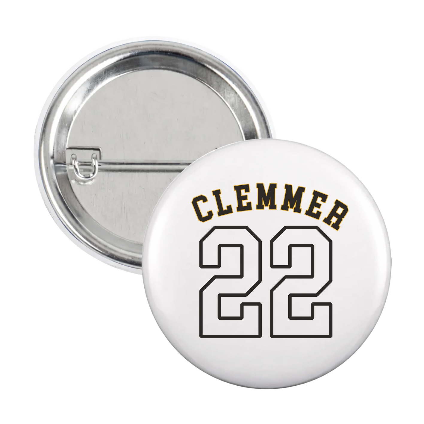 Game Day Button — Shirsey Arch in White
