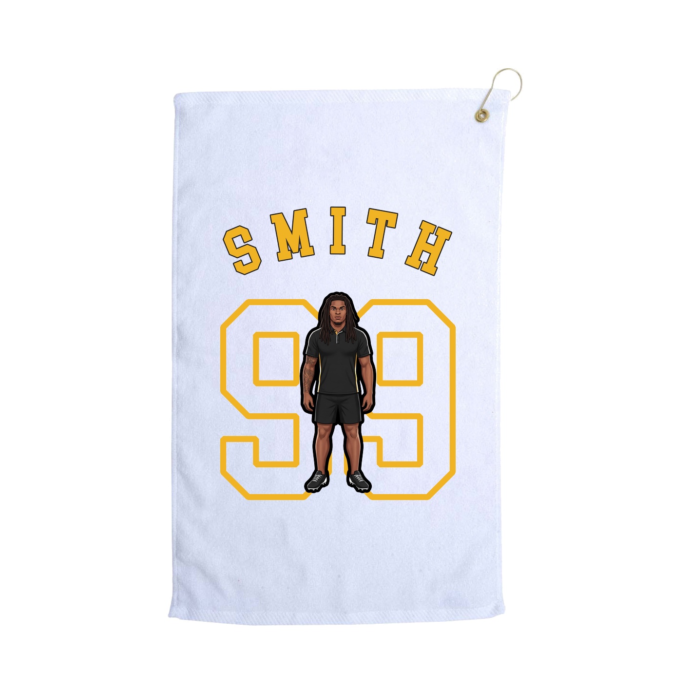 Golf Towel — Shirsey Arch in White