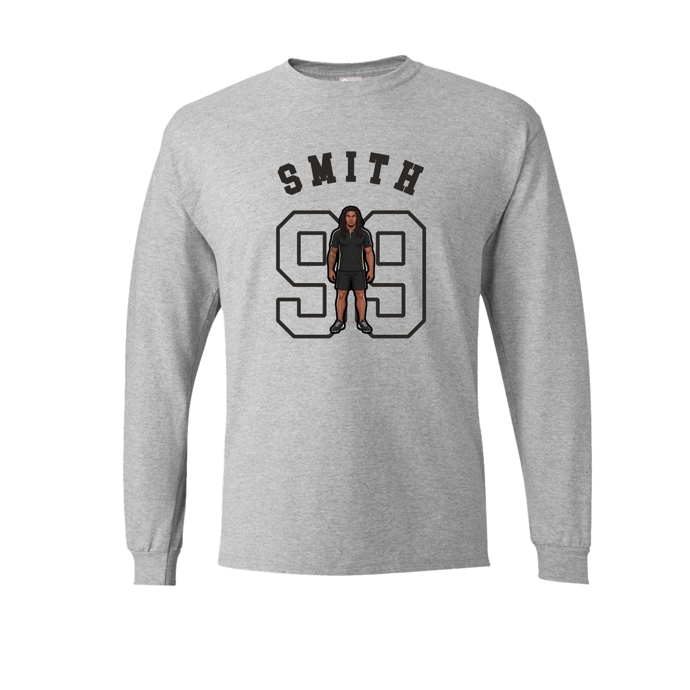 Long Sleeve Tee — Shirsey Arch in Grey