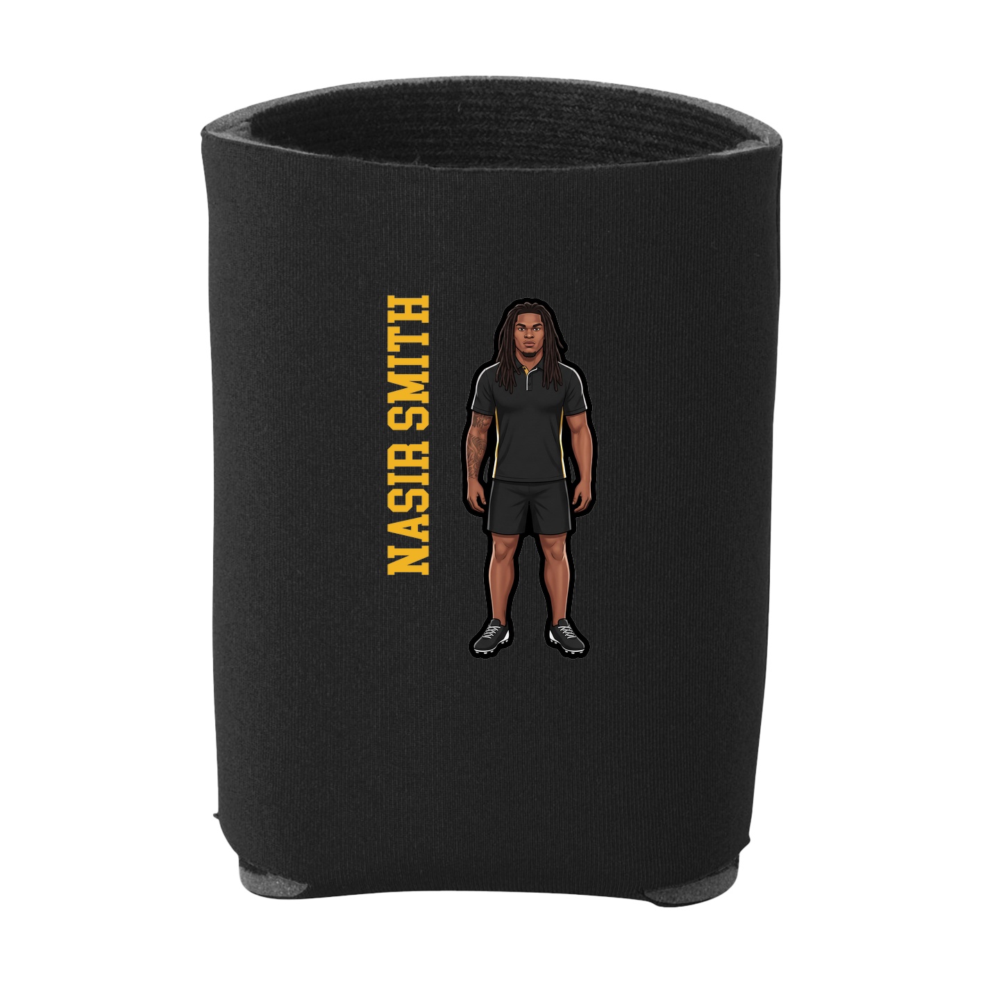 Can Holder — Name Vertical in Black