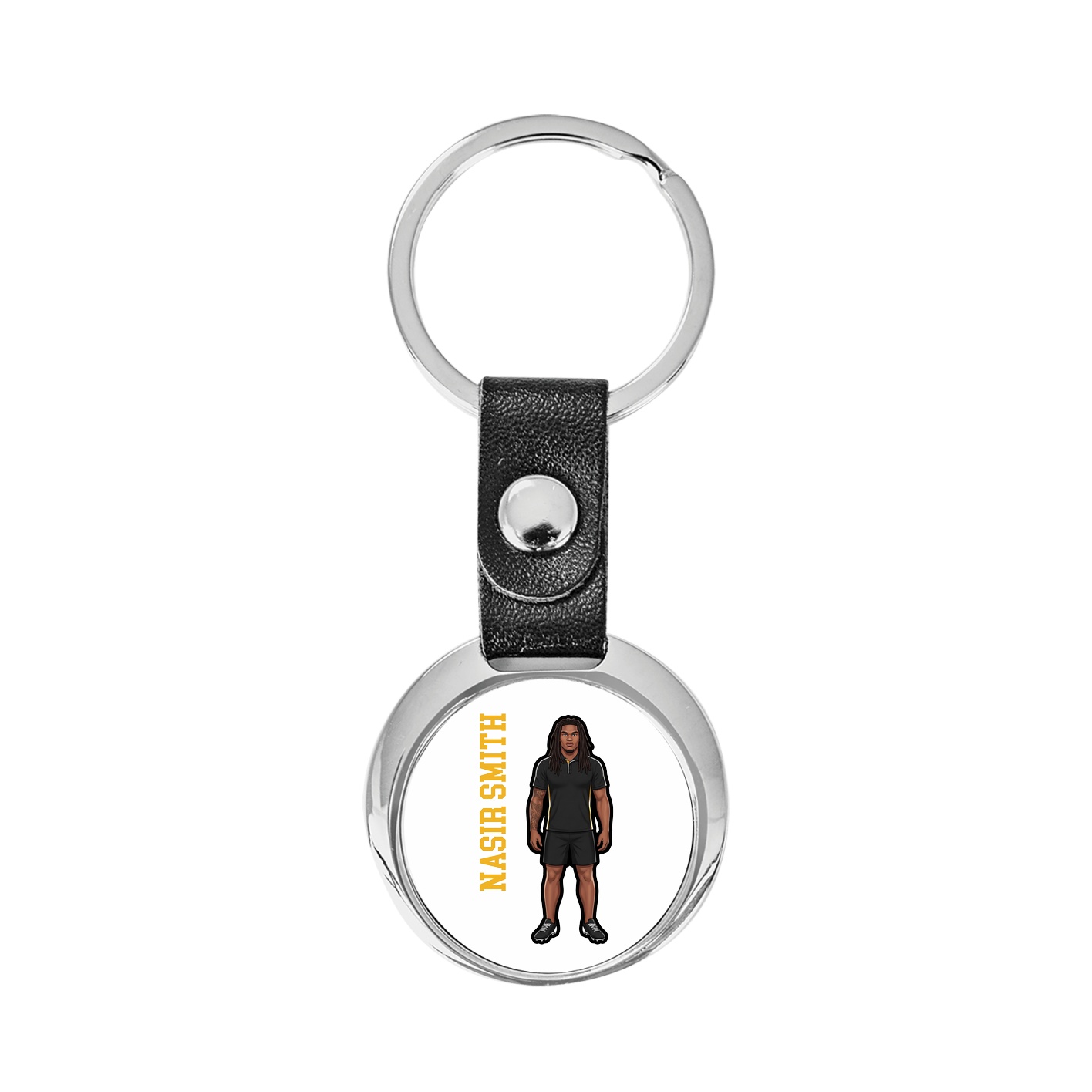 Key Chain — Name Vertical in Classic