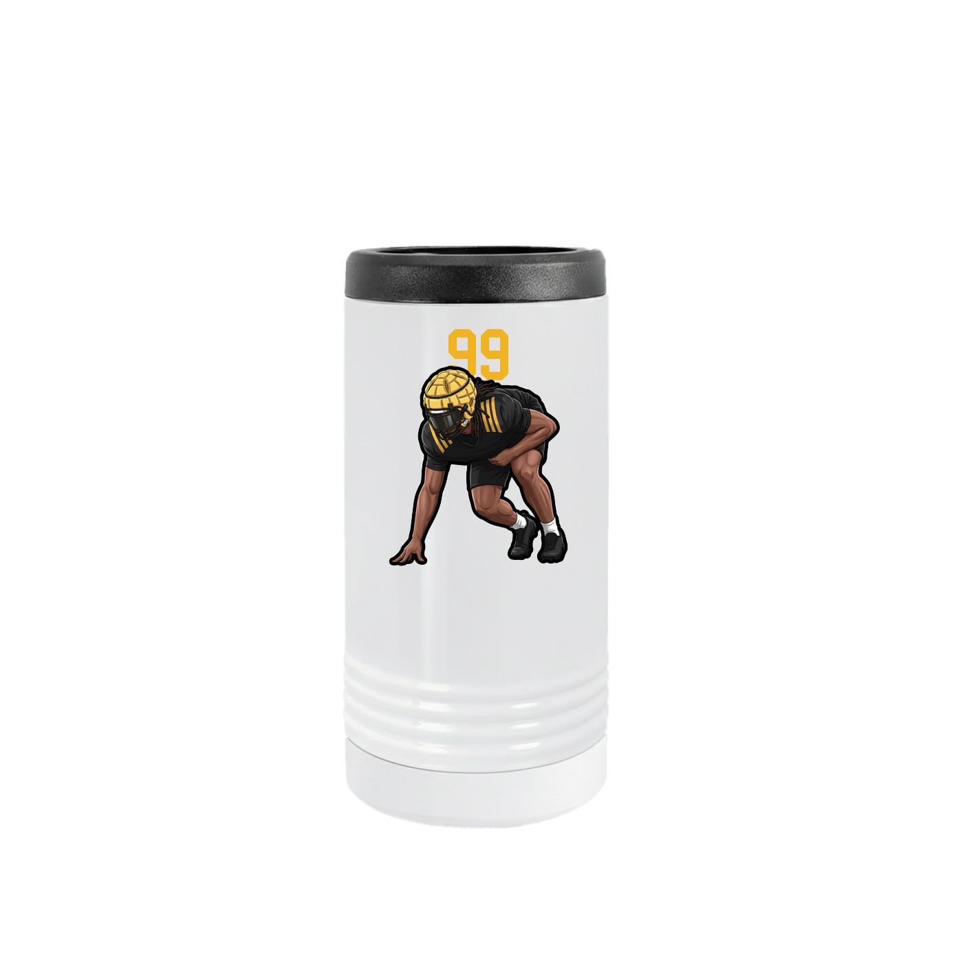 Slim Beverage Holder — Number Top in White