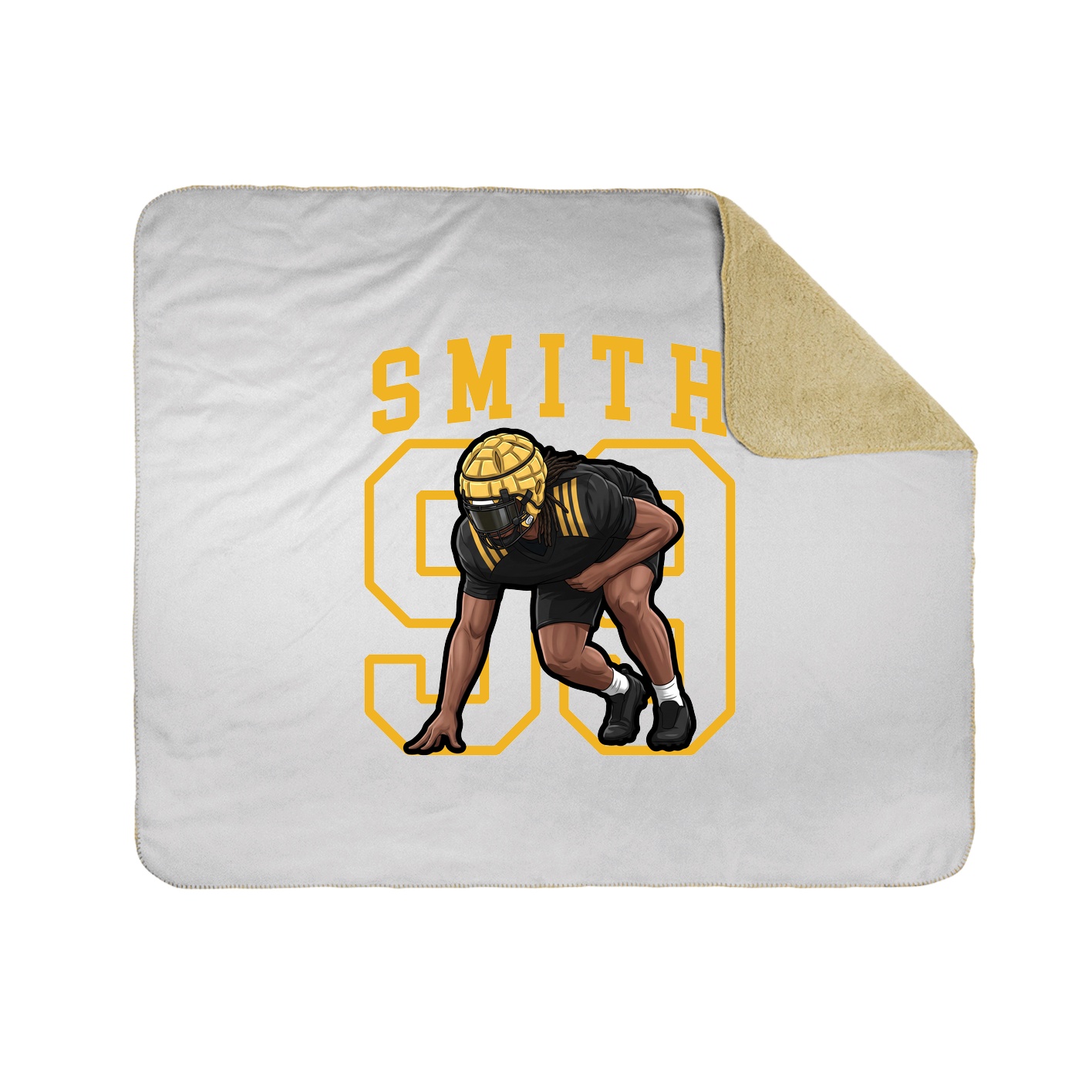 50x60 Sherpa Lined Throw Blanket