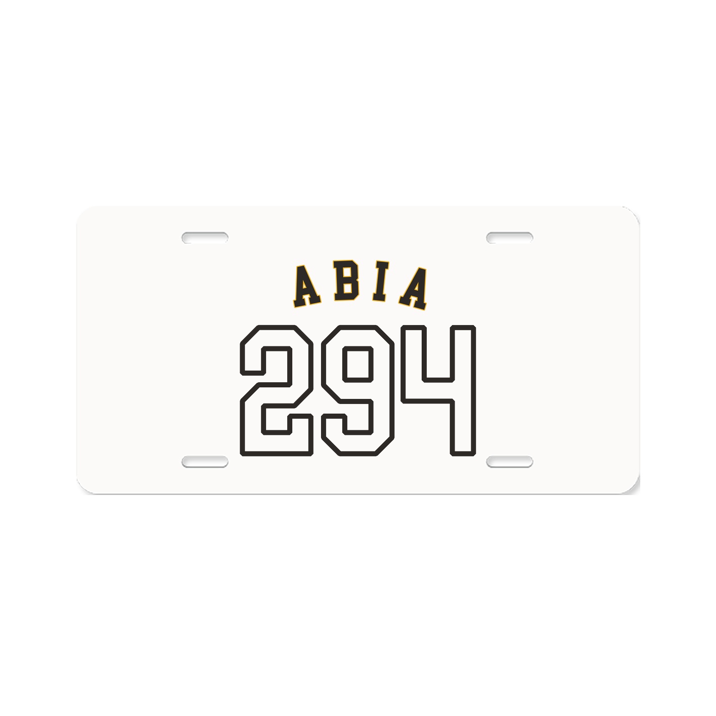 License Plate — Shirsey Arch in Classic