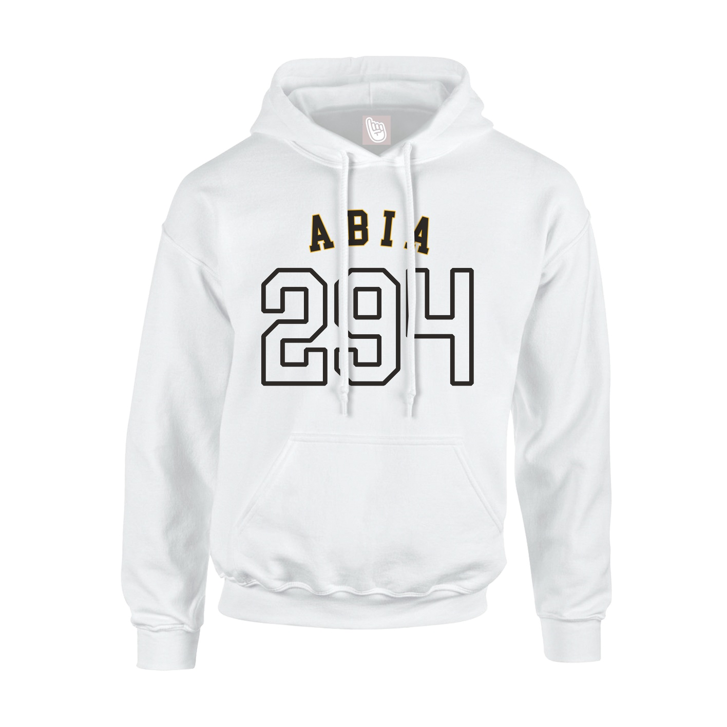 Hoodie — Shirsey Arch in White