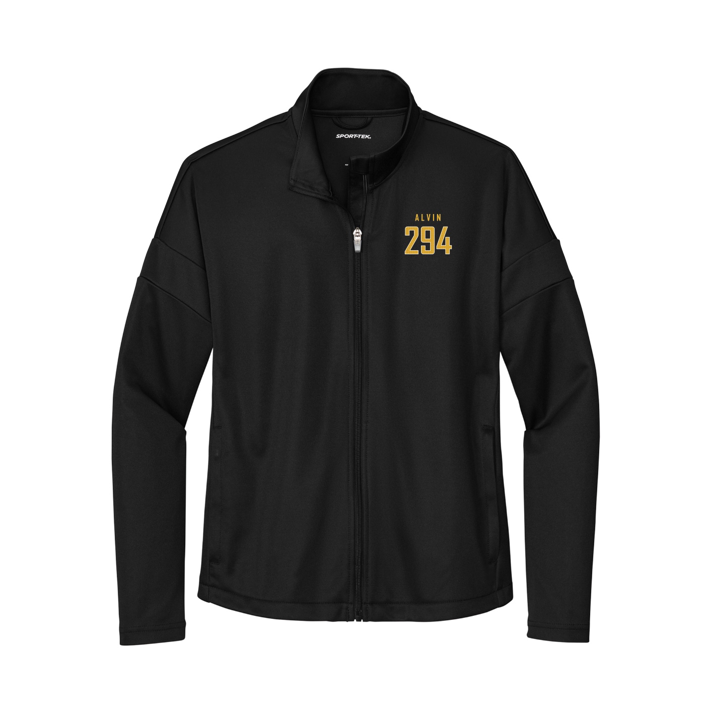 Womens Team Travel Full-Zip Jacket — Mesh Shirsey in Black