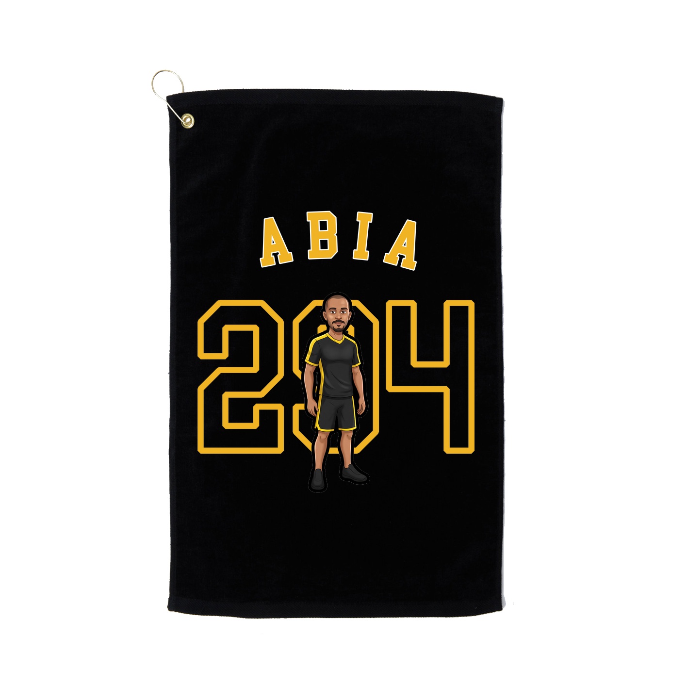 Golf Towel — Shirsey Arch in Black