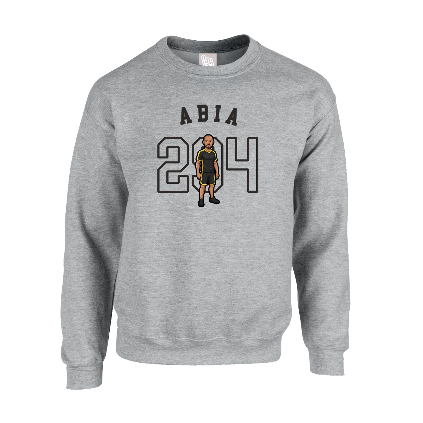 Fleece Crew — Shirsey Arch in Grey