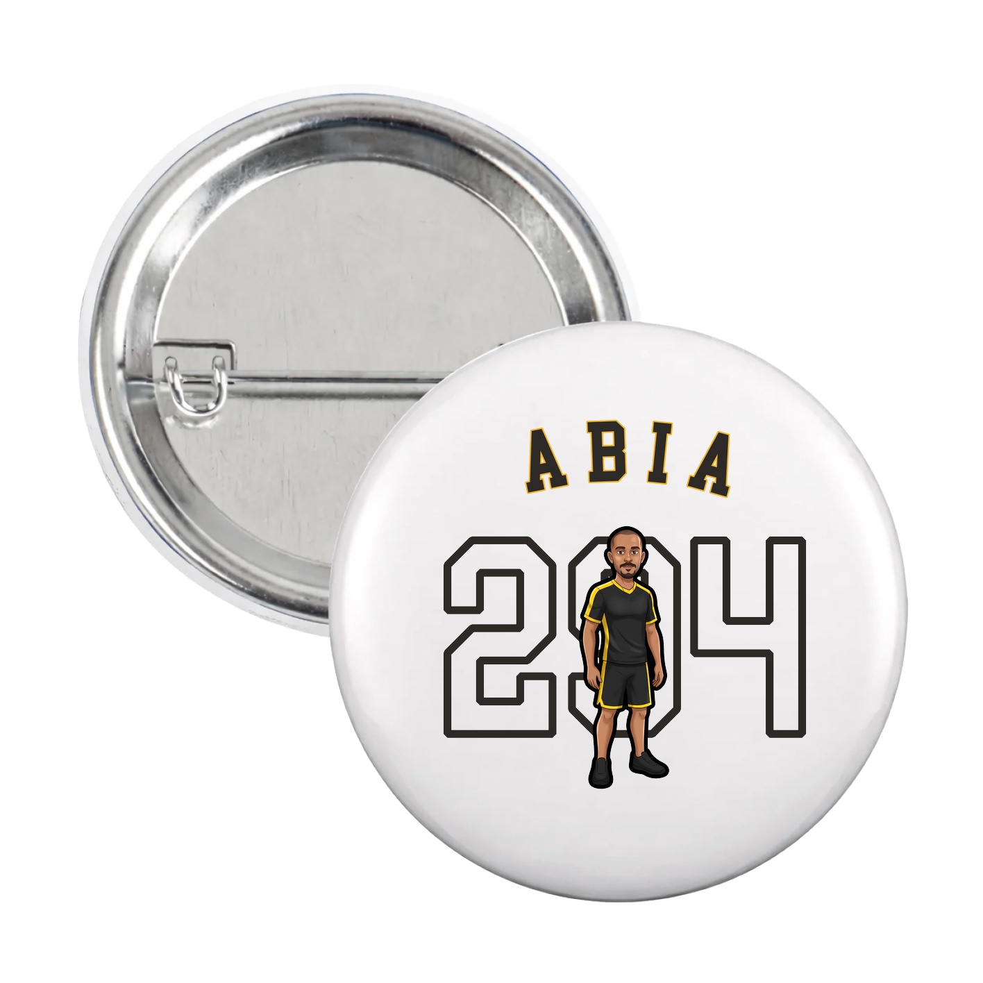 Game Day Button — Shirsey Arch in White